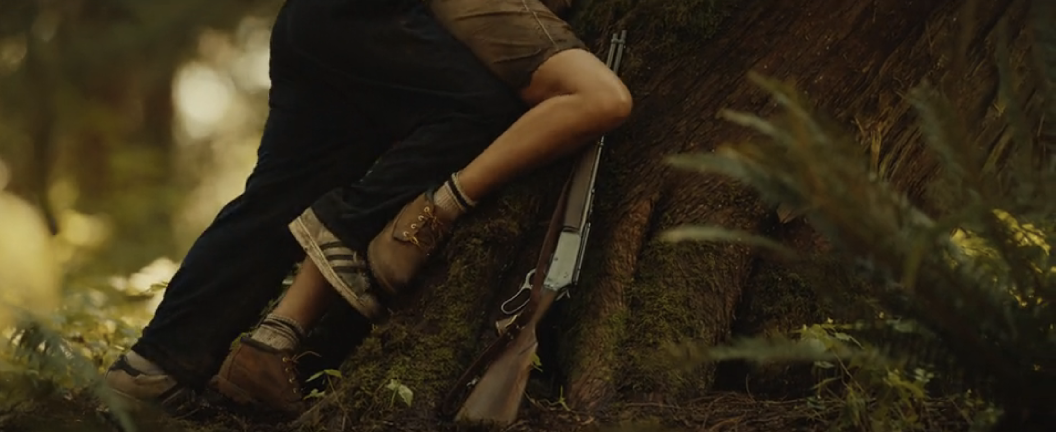 Tai and Van having sex against a tree